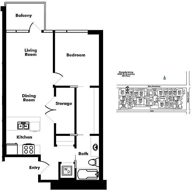 Floor plan 566