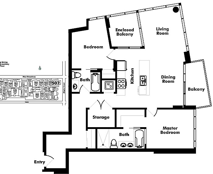 Floor plan 507