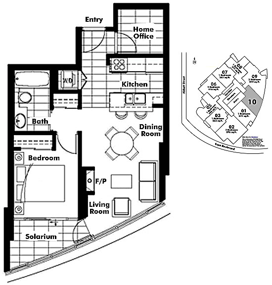 Floor plan 910