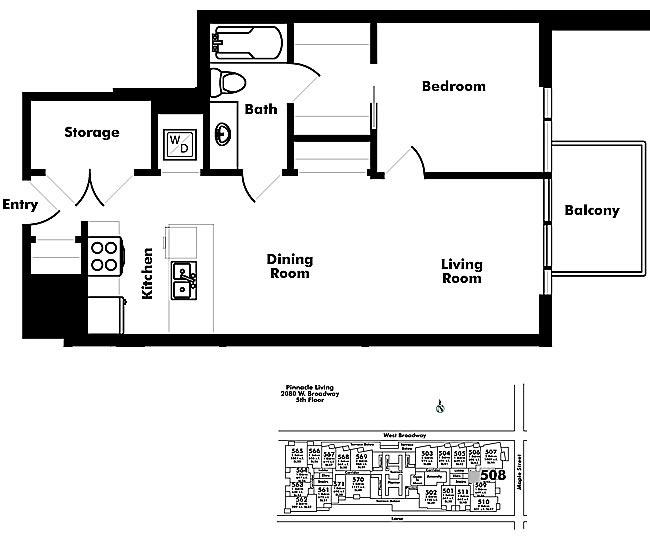 Floor plan 508