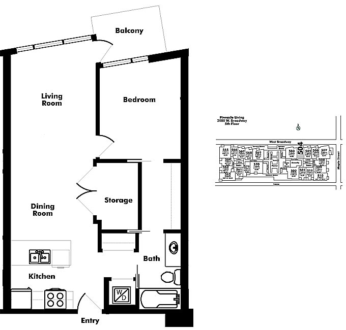 Floor plan 504