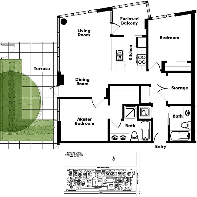 Floor plan 503