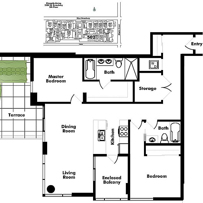 Floor plan 502