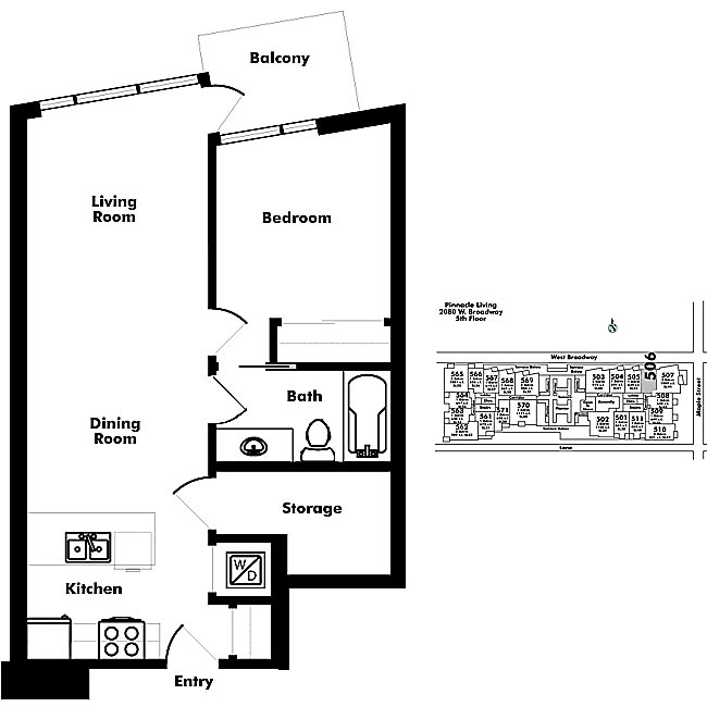 Floor plan 506