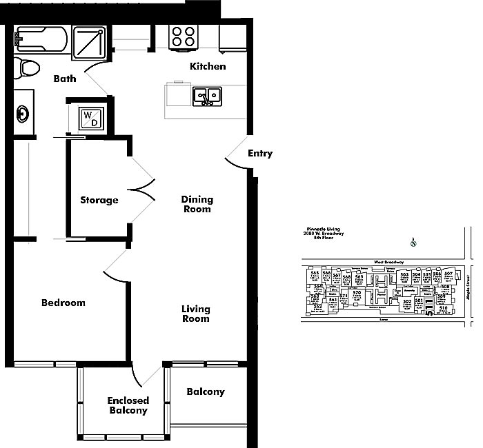 Floor plan 511