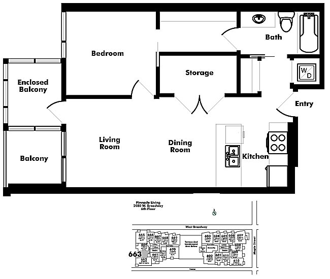 Floor plan 663