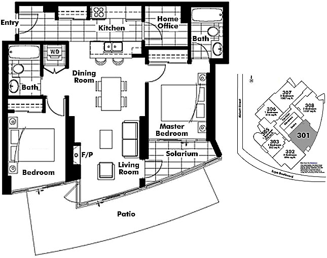 Floor plan 301