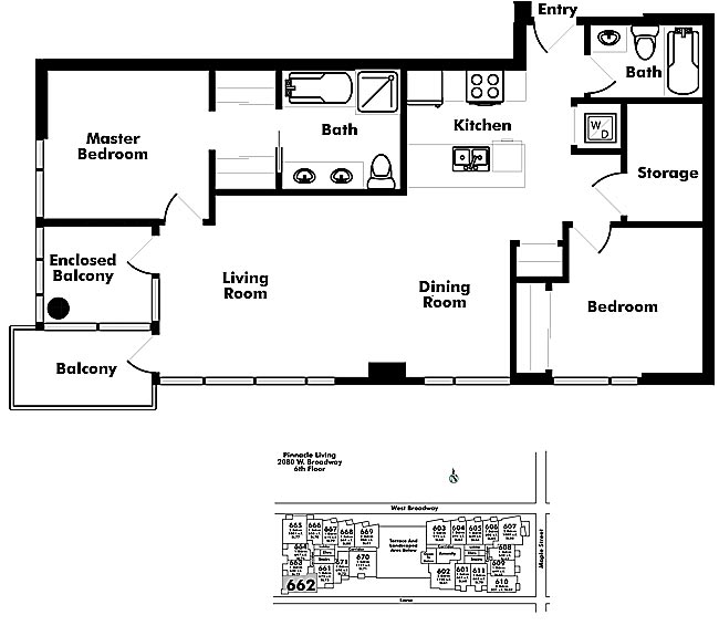 Floor plan 662