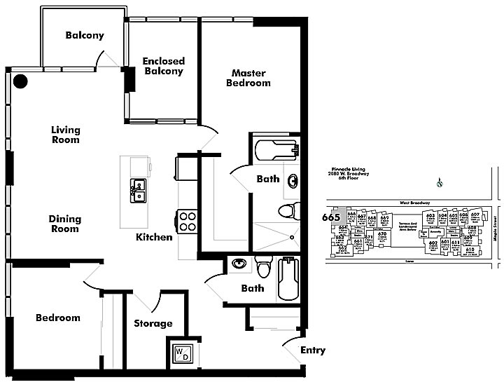 Floor plan 665