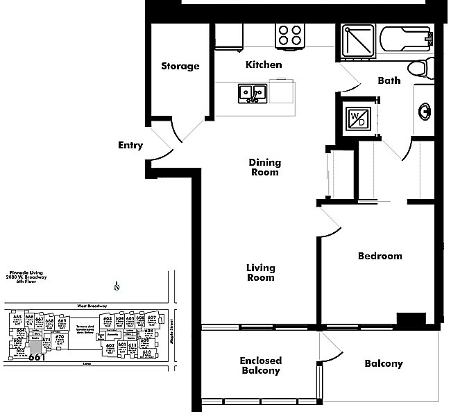 Floor plan 661