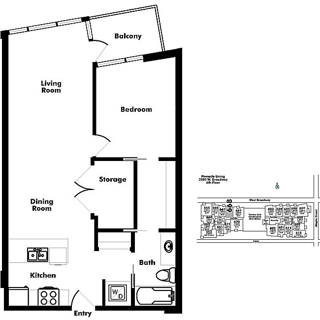 Floor plan 668
