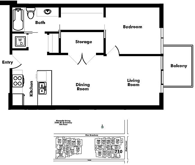 Floor plan 710