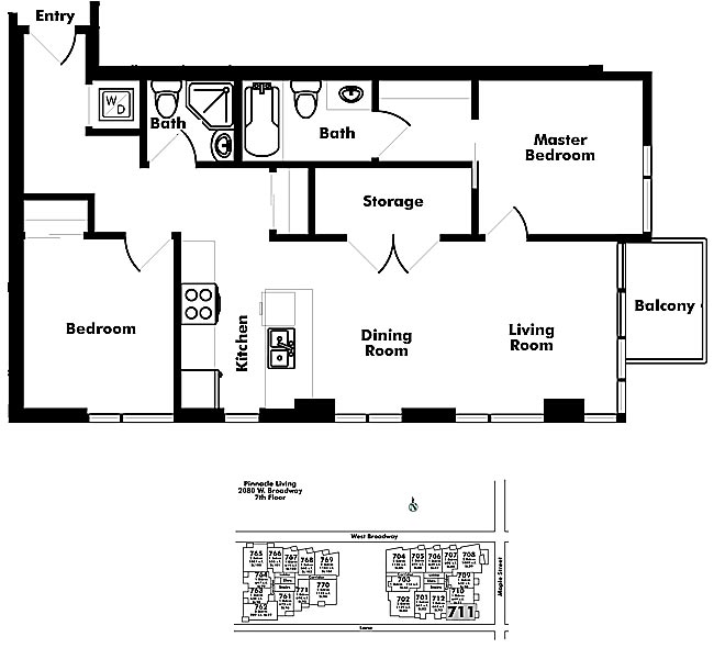 Floor plan 711