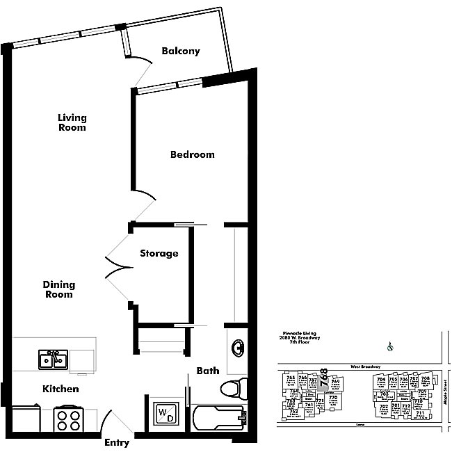 Floor plan 768