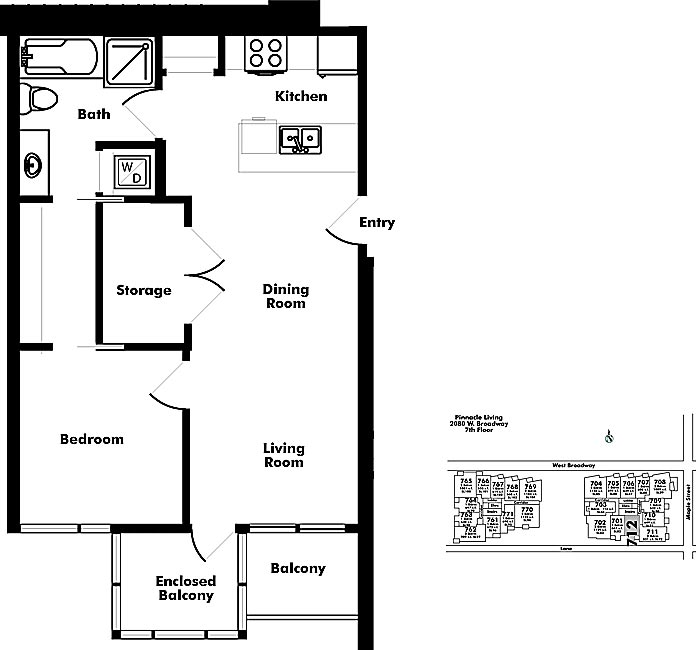 Floor plan 712