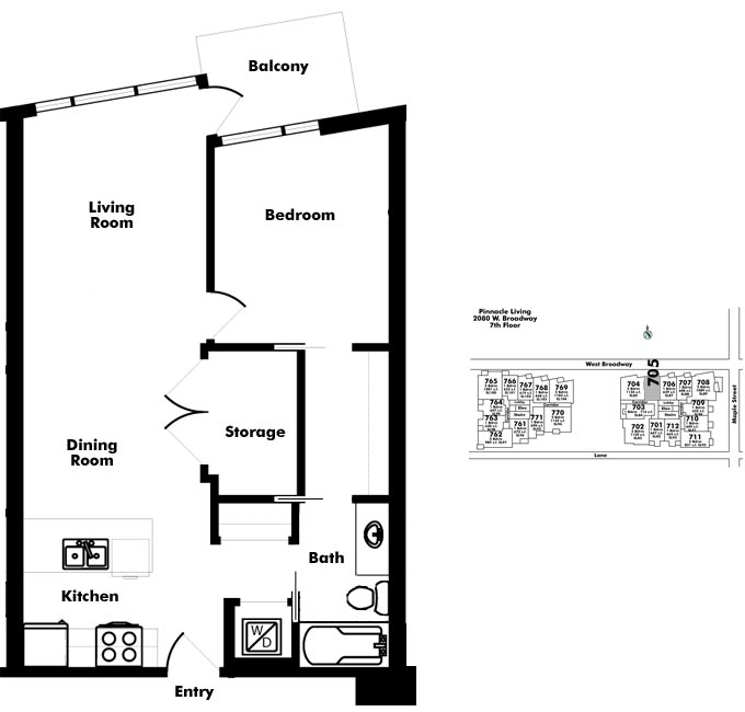 Floor plan 705