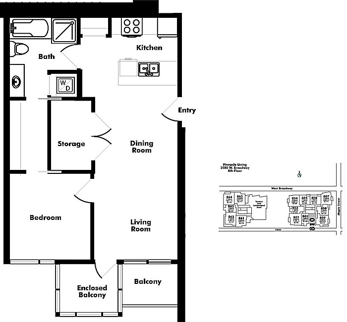 Floor plan 810