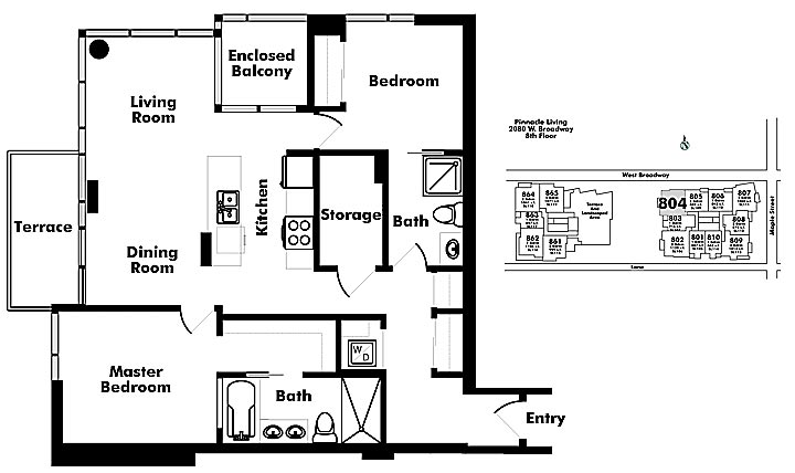 Floor plan 804
