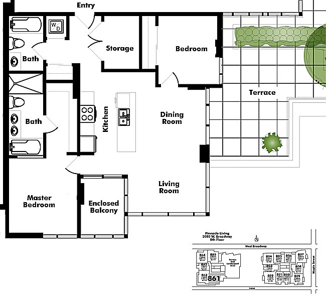 Floor plan 861