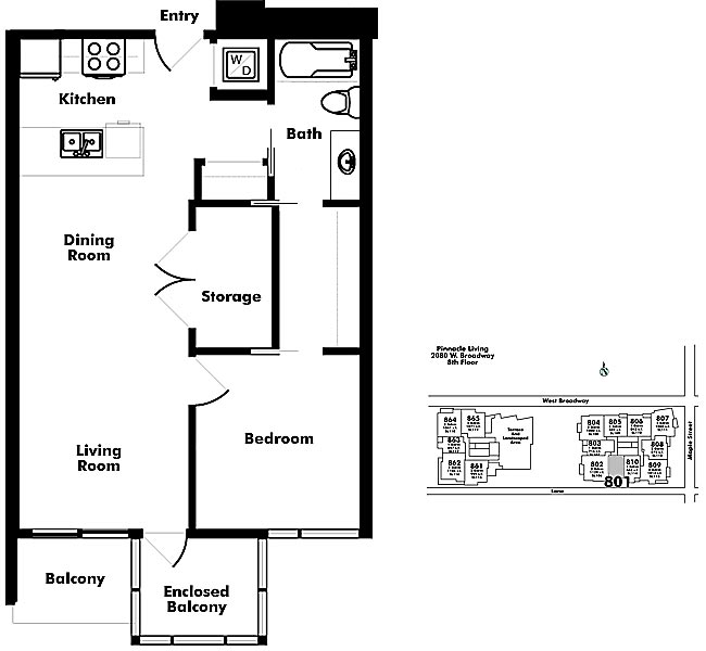 Floor plan 801