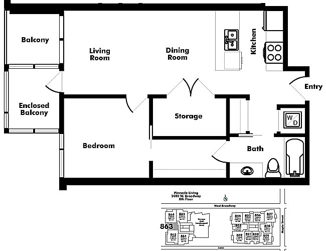 Floor plan 863