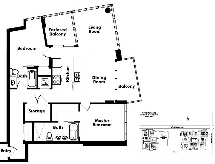 Floor plan 807