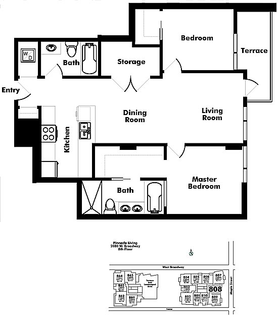 Floor plan 808