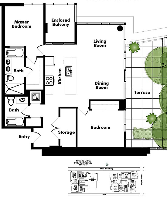 Floor plan 865
