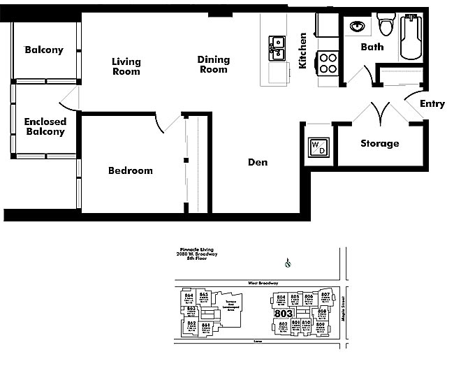 Floor plan 803