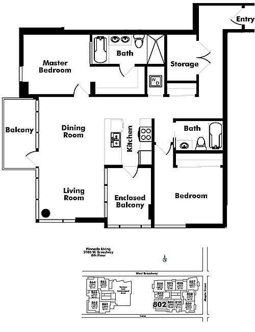Floor plan 802