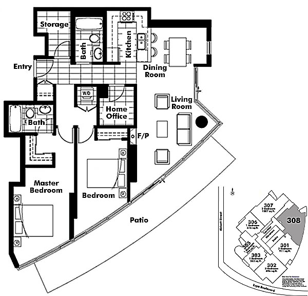 Floor plan 308
