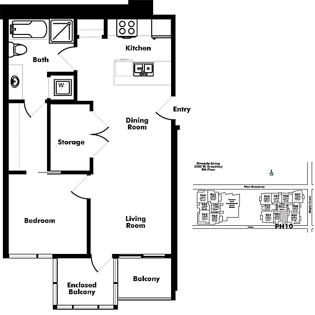 Floor plan PH910
