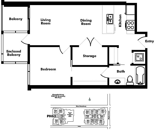Floor plan PH963