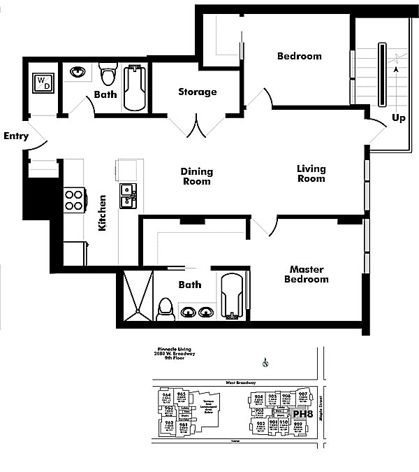 Floor plan PH908