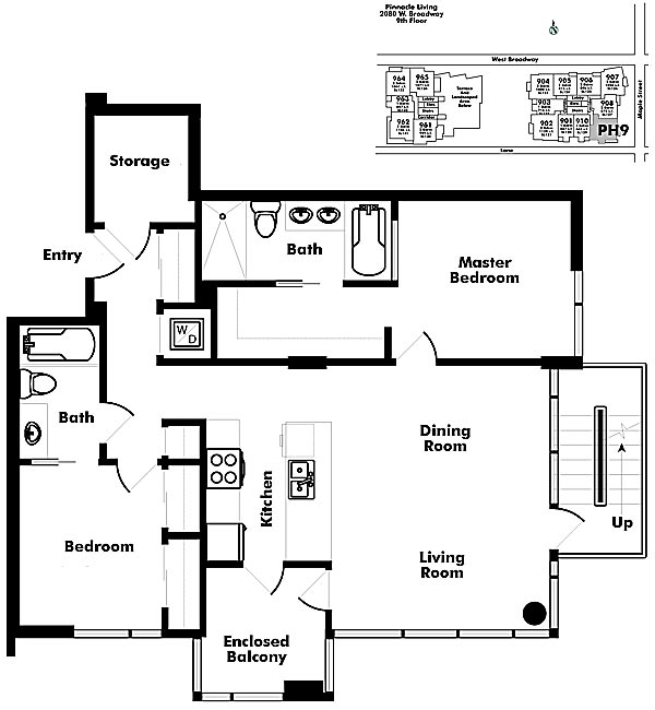 Floor plan PH909