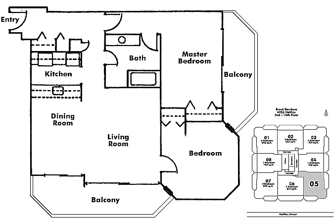 Floor plan 705