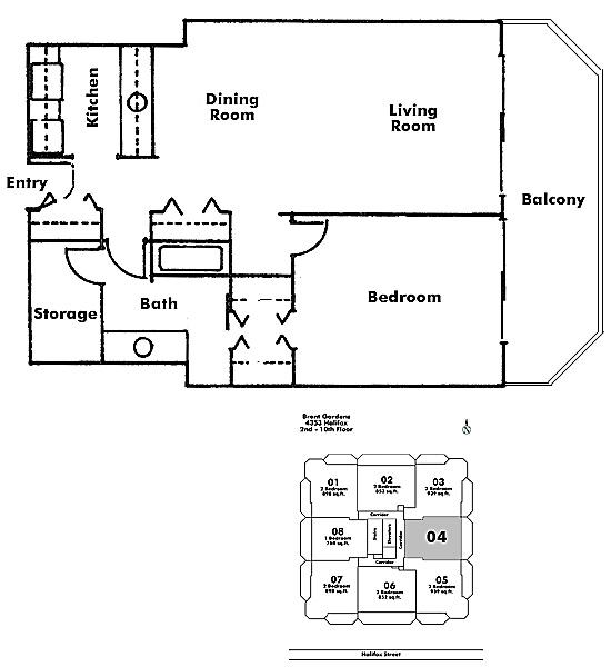 Floor plan 404