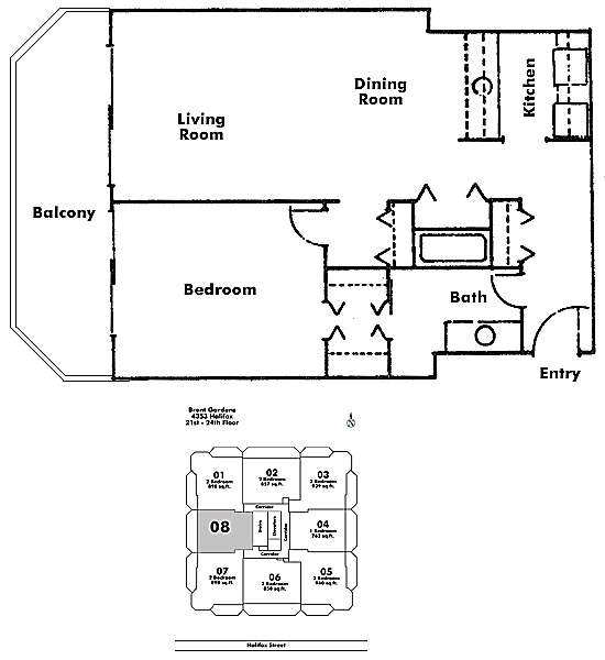 Floor plan 2208