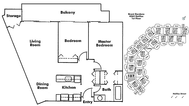 Floor plan 107