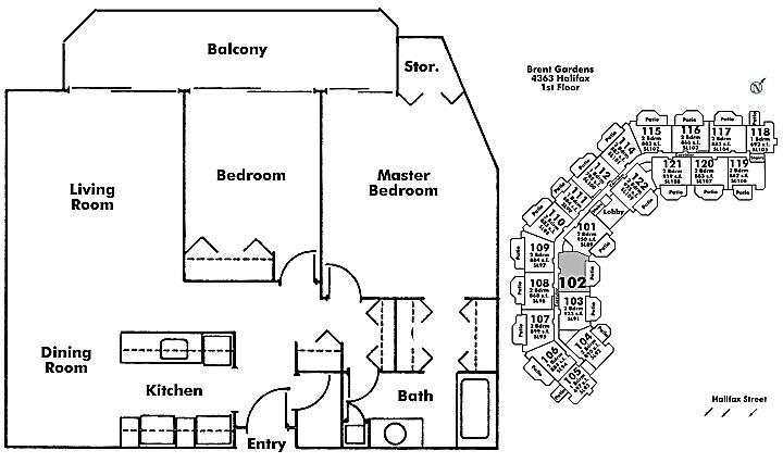 Floor plan 102