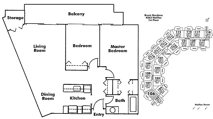 Floor plan 106