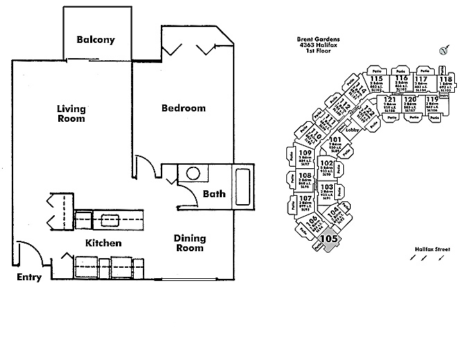 Floor plan 105