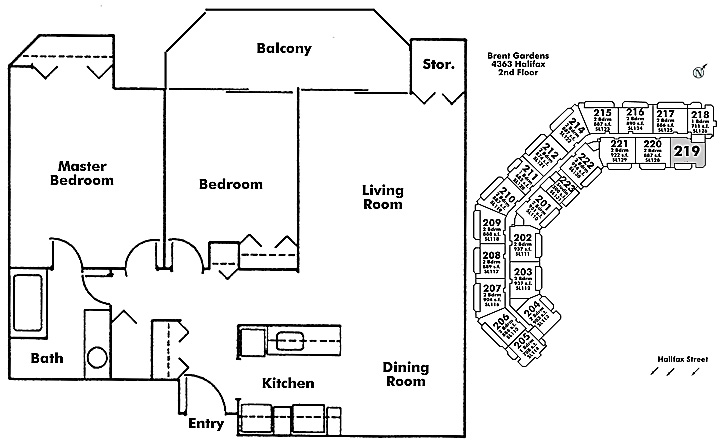 Floor plan 219
