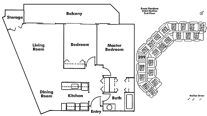 Floor plan 209
