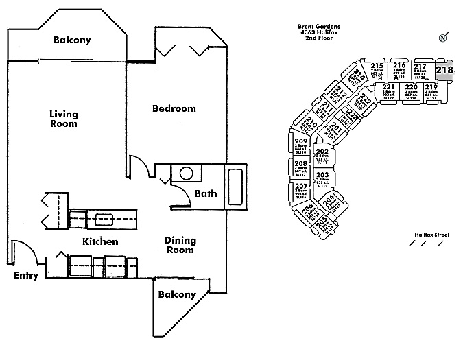 Floor plan 218