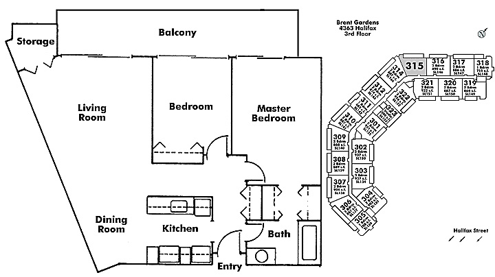 Floor plan 315
