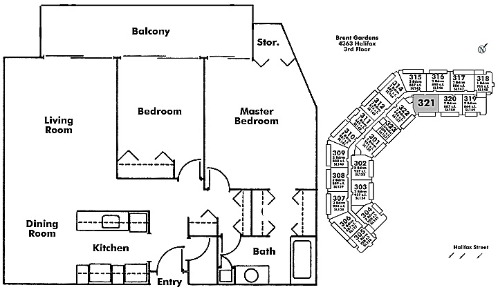Floor plan 321