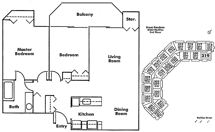 Floor plan 319