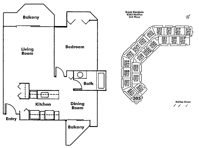 Floor plan 305
