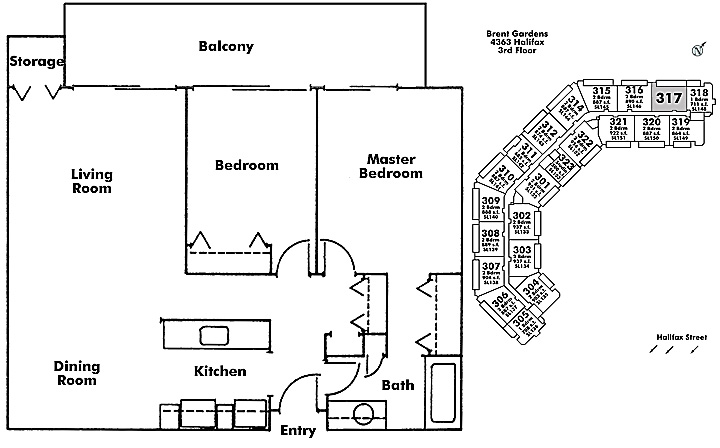 Floor plan 317